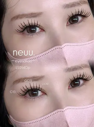 マツエク・マツパ neuu. ayanoのマツエク・マツパデザイン