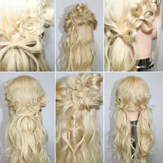 ロング ヘアアレンジ Geniee Horie🍙RINのその他イメージ