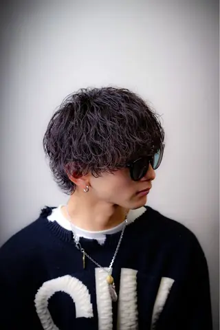 パーマ メンズ 渋谷/メンズパーマ 大岡拓海のヘアスタイル