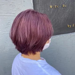 ショート カラー 馬場 瑞穂のヘアスタイル