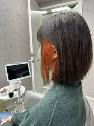 ショート カラー N/デザインカラー 🌿ナギのヘアスタイル