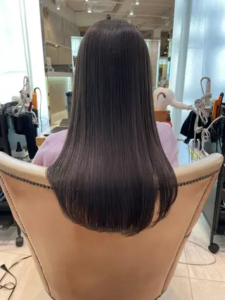 ロング カラー パーマ ヘアアレンジ GRAND OMOTESANDOのヘアスタイル