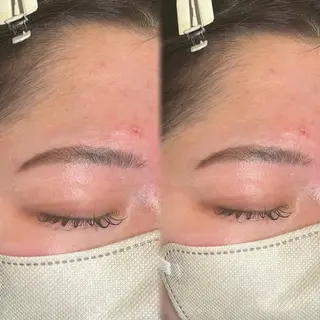 アイブロウ 山田 侑奈のヘアスタイル