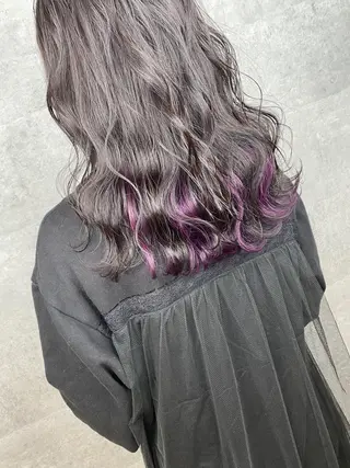 ミディアム カラー _WHITE 天王寺のヘアスタイル