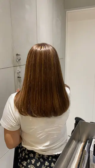 ロング カラー ヘアアレンジ 似合わせボブカット 💎モエのヘアスタイル