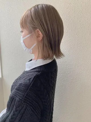 ショート カラー すぎもと さき⚡️ 朝ラク・*パーマのヘアスタイル