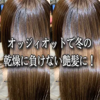 セミロング カラー 縮毛矯正/髪質改善/ 石橋代智のヘアスタイル