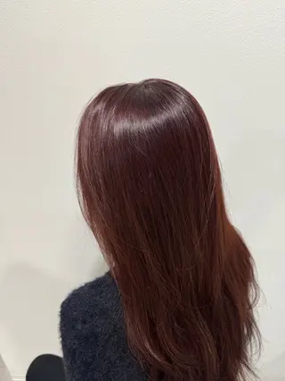ロング カラー 平尾/艶カラー/ アッシュ系/中川誠大のヘアスタイル