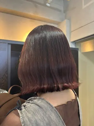 ミディアム カラー 韓国透明感🇰🇷 SAKURAのヘアスタイル