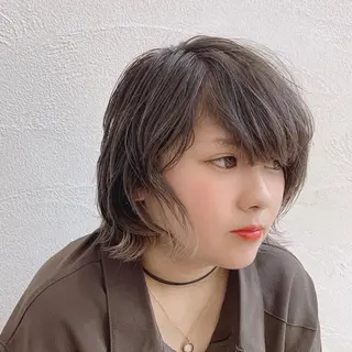 ショート カラー 加藤 雄大のヘアスタイル