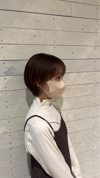 ショート LUNON所属・🦄サラツヤ仙人🦄 ✂️益田朱朔✂️のヘアスタイル
