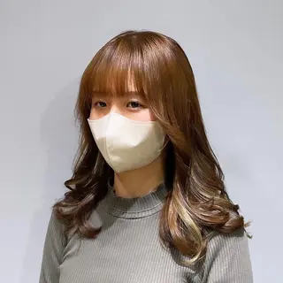 ミディアム カラー tricot TOKYO AVEDA 表参道店所属・西嶋 祐太のヘアスタイル