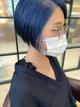 カラー 黒田瀬奈/ボブ まろやかベージュのヘアスタイル