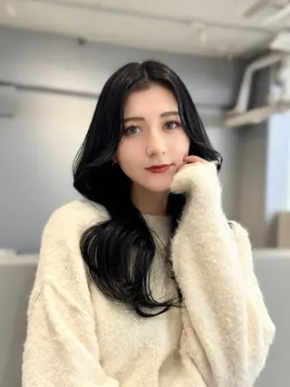 セミロング カラー 🦋韓国系指名No1 店長/圓山 祐也🦋のヘアスタイル