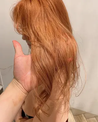 ロング カラー VEGA天神 ブリーチのヘアスタイル