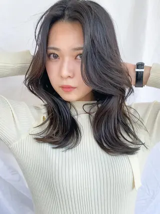 セミロング 【1日2名様限定】 AFLOAT白川雄副のヘアスタイル