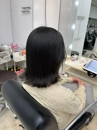 ミディアム 韓国レイヤー×モテ髪 /MITSUKI🤍のヘアスタイル