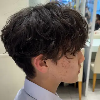 パーマ メンズ メンズ縮毛矯正 ♠️店長下平隼人のヘアスタイル