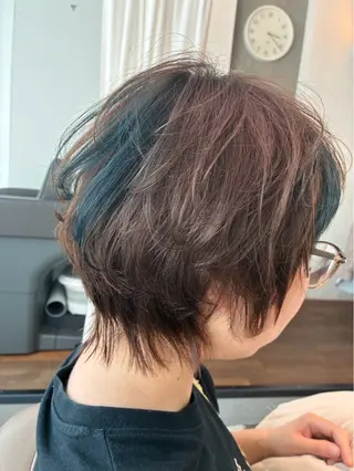 ショート カラー かとう りなのヘアスタイル