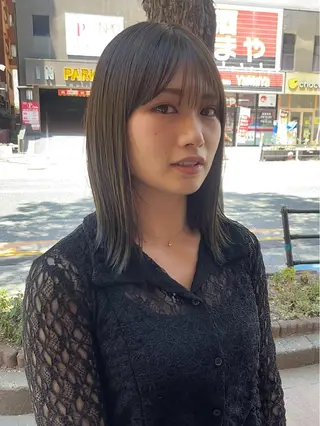 ミディアム 園田 渉 ◤SHIKIO◢のヘアスタイル