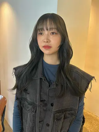 ロング カラー ヘアアレンジ 🎀suzuna 透明感colorのヘアスタイル