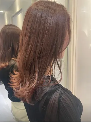 セミロング 似合わせショート 森岡俊亮のヘアスタイル