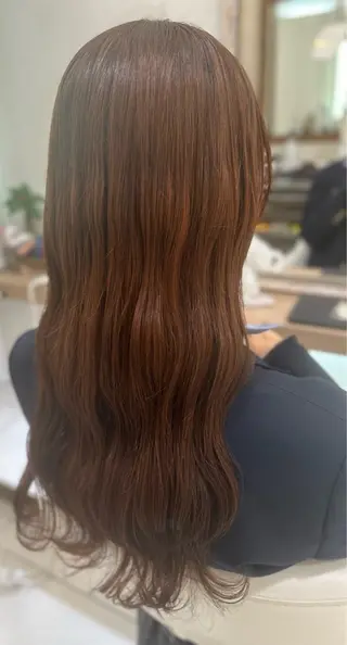 ロング カラー 艶質改善/縮毛矯正 ササキナツミのヘアスタイル