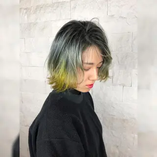 ミディアム 圧倒的美髪ストレート ツダケイタロウのヘアスタイル