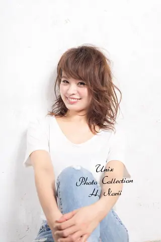 ミディアム カラー ヘアアレンジ UNIX Mark Is みなとみらい店【ユニックス】所属・UNIX N.horiiのその他イメージ