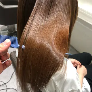 ロング ムトウセイマ/艶髪 /艶ケアWブリーチのヘアスタイル