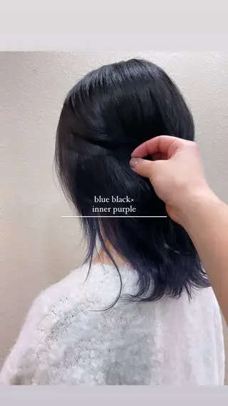 カラー パーマ/ボブ/ ヘルシーカラー/風花のヘアスタイル