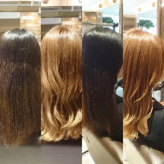 カラー ヘアアレンジ E Komo hair所属・Wow❕E Komo hair 永井一輝のヘアスタイル