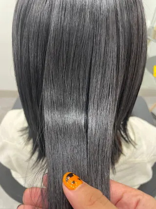 ミディアム カラー ヘアアレンジ 💝似合わせカット& カラーUruna💝のヘアスタイル