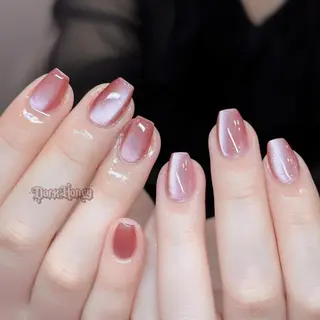 ネイル DarkHoney Enamiのネイルデザイン