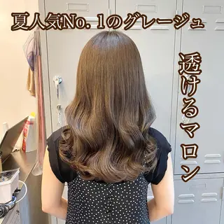 セミロング カラー ヘアアレンジ 🌷愛されヘア🌷 伊藤　万裕のヘアスタイル