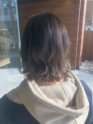 ミディアム カラー ✨レイヤーお任せ✨ 林有里子のヘアスタイル