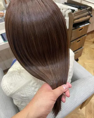 カラー パーマ ヘアアレンジ メンズ キッズ ネイル マツエク・マツパ Saffyハリウッド トリートメント◎のヘアスタイル