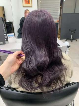 セミロング カラー FRAME+spa&hair roomなんば駅前店所属・🌸MAYU🌸 ハイトーン➕レイヤーのヘアスタイル