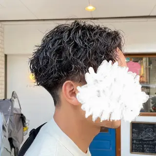 ショート パーマ メンズ 🌿横浜大口美容室 rodina.cocのヘアスタイル