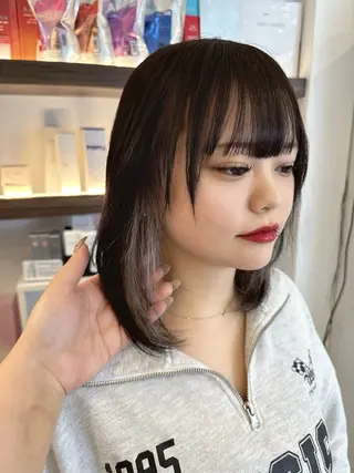 カラー Grandoll Luxe所属・大神 鈴夏のヘアスタイル