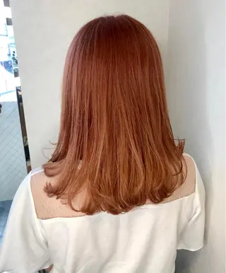 セミロング カラー bococa りんのヘアスタイル