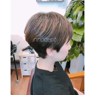 ショート innocent×hairdesign所属・hamada ikumiのヘアスタイル