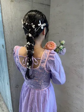 ロング ヘアアレンジ Reve resort所属・美髪× ヘアセット✨Araiのヘアスタイル