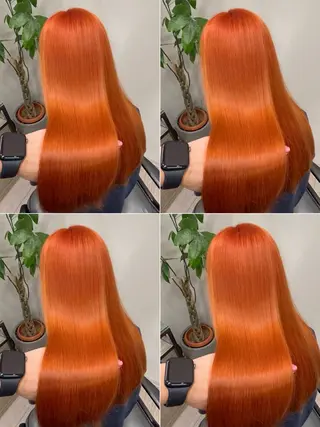 ロング カラー JIN/暖色カラー /髪質改善/艶髪のヘアスタイル