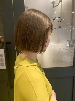 ショート カラー パーマ ヘアアレンジ メンズ キッズ ネイル マツエク・マツパ SALOWIN梅田茶屋町店所属・ウルフレイヤーカット /チヒロのヘアスタイル