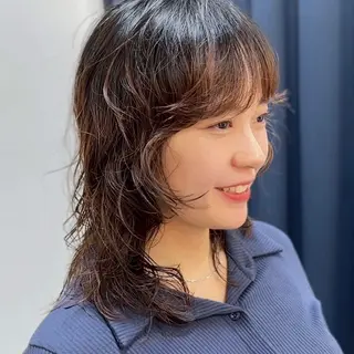 ミディアム パーマ FBeauty 青山店所属・パーマ特化美容師 表参道のヘアスタイル