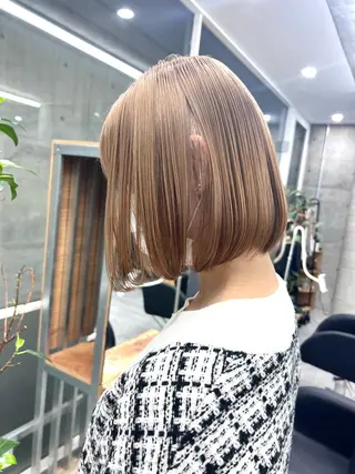 ショート welring hair salon所属・azusa/心斎橋/ ハイトーンカラーのヘアスタイル