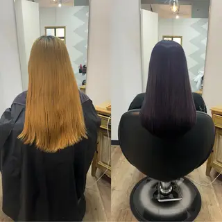 ロング カラー 髙橋 李里亜のヘアスタイル