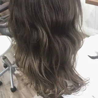 カラー ブリーチ毛縮毛矯正 👑山口のヘアスタイル