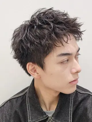 パーマ メンズ fifth 原宿 波巻きパーマイノウエのヘアスタイル